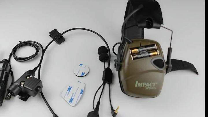 Howard Leight Impact Sport Microphone Microphone & PTT Kit For