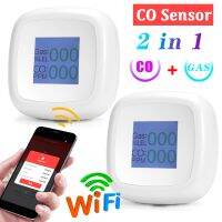 Mini CO Sensor Carbon Monoxide Alarm Detector Battery Powered With LED Digital Display Sound Warning Suitable For Home Kitchen