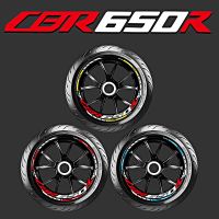 【hot】 Motorcycle Tire Stickers Car Reflective Rim Tape Decals for CBR650R 650r Cbr650 Cbr 2020 2021 2022