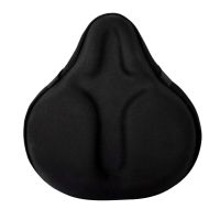 Large Bike Seat Cushion Wide Silicone Soft Pad Comfortable Bicycle Saddle Cover Comfort Ultra Soft 3D Gel Pad Cushion Cover Saddle Covers