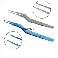 เนื้อเยื่อ Forcep Serrated Tip Ophthalmic Micro Forceps Eye Surgeripment Instrument 1PCS Titaniumstainless Steel