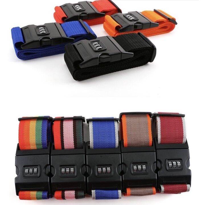 Travel Adjustable Luggage Belt Strap with password lock Lazada PH