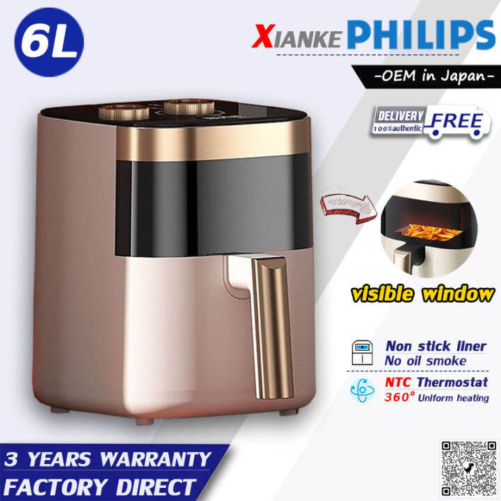 [3 Years Warranty🔰®] Air Fryer on Sale Japan Made Air Fryer 6 Liters