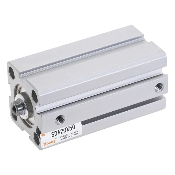 Sda Series Pneumatic Compact Air Cylinder 20 25 32 40 50 63mm Bore To 5 ...