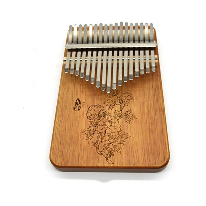 2021Kalimba 17 Key Single Board Finger Piano Wood Mahogany Mini Keyboard Musical Instrument Piano High-Quality African Kalimba Gifts