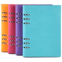 Creative Stationery A5 Notebook Soft Leather Customization Removable Binder Office Supplies Diary Korean Stationery Note Books Pads