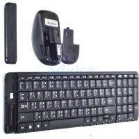 Keyboard+Mouse Logitech Wireless Combo รุ่น MK220 Windows Vista®, Windows® XP, Windows 7, Windows 8, Windows 10 port USB