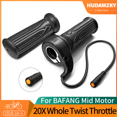 Ebike บิด8FUN คันเร่งสำหรับ BAFANG BBS01 BBS02 BBSHD กลางไดรฟ์มอเตอร์ที่มี3pin หญิงเชื่อมต่อกันน้ำ Ebike เต็มบิด