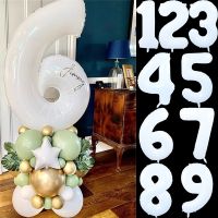 【CC】 35pc/set 40inch Number Foil Balloons Jungle Kids Birthday Decoration Baby Shower Supplies