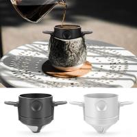 2022 Foldable Coffee Filter Coffee Maker Stainless Steel Drip Coffee Tea Holder Reusable Paperless Pour Over Coffee Dripper