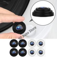 NEW 4pcs Modified Car Door Shock Absorber Auto Hood Trunk Thickening Silent Rubber Gasket Shockproof Cushion Sticker for Subaru XV Forester Impreza Tribeca ting