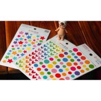 hedeguoji?6Pcs Rainbow Sticker Diary Planner Journal Scrapbook Ablums Decorative Tool