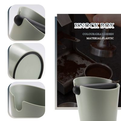 Coffee Knock Box Grounds Coffee Grind Dump Bin Anti Slip Coffee Powder Residue Box Coffee Tools Bucket Cafe Accessories
