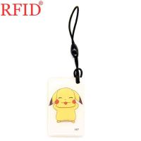 ID 125Khz EM4305 EM4205 Rewritable Writable Smart Key Keyfob RFID Card Cartoon Waterproof Keychain Access Control Card 1pcs Household Security Systems