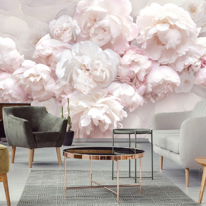 hot-อเมริกันดอกไม้สีชมพูภาพจิตรกรรมฝาผนังห้องนอนโซฟาทีวีพื้นหลังวอลล์เปเปอร์-3d-วอลล์เปเปอร์ร้านเสริมสวยที่นิยมในโลกออนไลน์