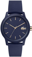 Lacoste TR90 Quartz Watch with Rubber Strap, Blue, 17.2 (Model: 2001067)