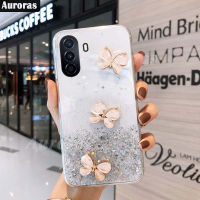 2023เคสโทรศัพท์ใหม่สำหรับ Huawei Nova Y71ประกายดวงจันทร์ดวงจันทร์ดวงจันทร์เคสซิลิโคนใสรูปผีเสื้อกันการตกสำหรับ Huawei Nova Y71 Y70ฝาครอบด้านหลัง