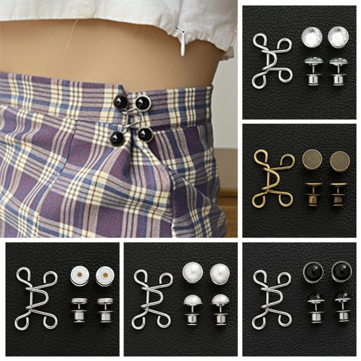 tighten-waist-artifact-jeans-coat-pants-waist-buckle-detachable-removable-sewing-tool-fixed-button-pin-accessories