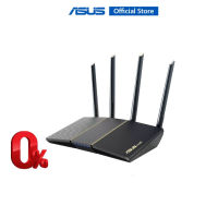 ASUS RT-AX57 (AX3000) - เราเตอร์ Dual Band WiFi 6 Extendable Router, Subscription-free Network Security, Instant Guard, Advanced Parental Controls, Built-in VPN, AiMesh Compatible, Gaming &amp; Streaming, Smart Home