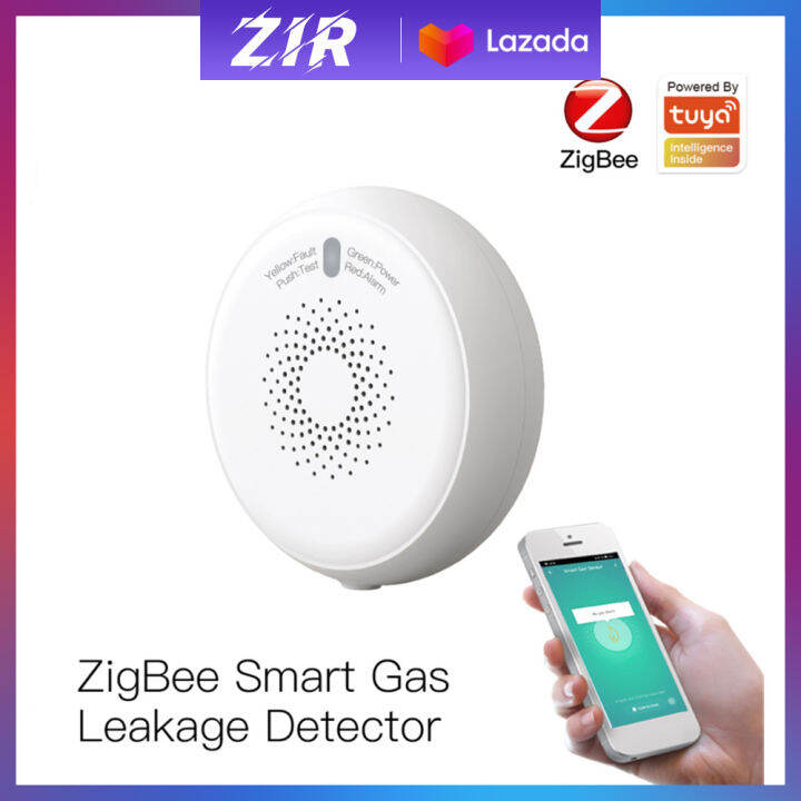 Zigbee WiFi Gas Leak Detector, Realtime Dual Sensor Detection