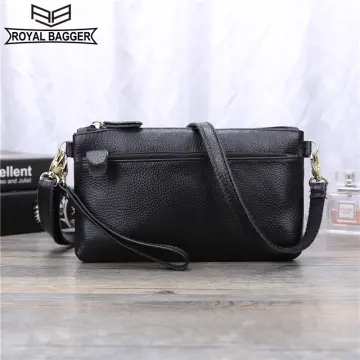 Genuine hot sale leather crossbody