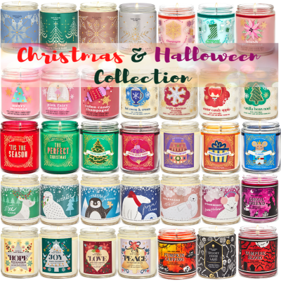 BBW#2  Xmas Collection Single Wick Candle Bath &amp; Body Works เทียนหอม 7 oz / 198 g