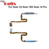 Touch ID สําหรับ Xiaomi Redmi Note 10 Pro ปุ่มเมนูหลัก Flex Cable Ribbon ลายนิ้วมือ เซนเซอร์ ส่วนซ่อม Flex สําหรับ Note 10S