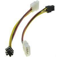 【Big-Sales】 C&amp;T e-MartMall Pin Molex To 6 Pin PCI-Express PCIE ตัวแปลงไฟฟ้าวีดีโอสายอะแดปเตอร์