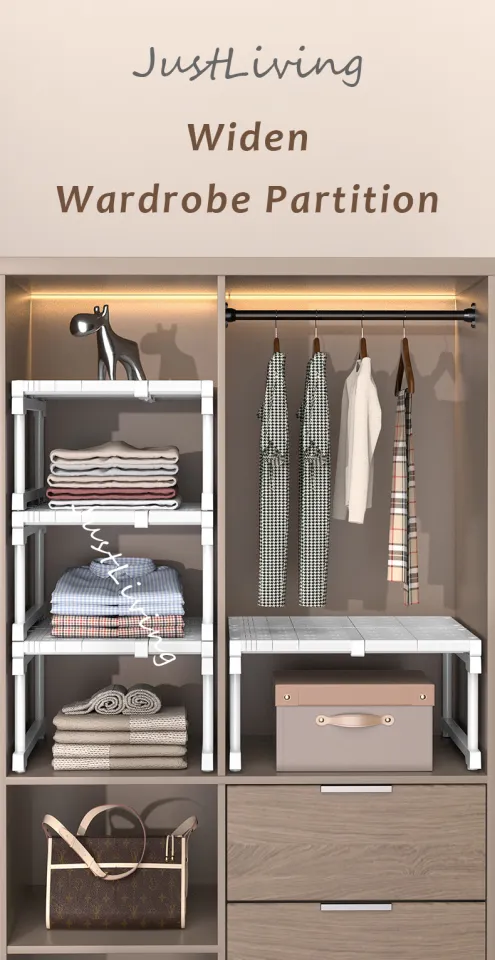 1pc Wardrobe Partition Shelves, Maximize Your Space With This New