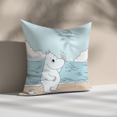 【CW】❒✎✱  Ornamental Pillows Hippo Moomines Covers for Sofa Cushion Child Pillowcase Cover 45x45 Bed