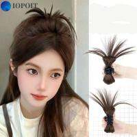 IOPOIT Chignon คลิปหนีบผม สไตล์ Y2K วิกผมหัวยา อุปกรณ์เสริมผม กรงเล็บผมสังเคราะห์ สำหรับผู้หญิง