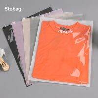 Stobag กระเป๋าใส่ของสำหรับเดินทางเก็บของสำหรับใส่เสื้อผ้า,ถุงซิปพลาสติกใสใช้ซ้ำได้25ชิ้น