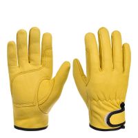 sheepskin leather workers work welding safety protection garden sports motorcycle driver wear-resistant