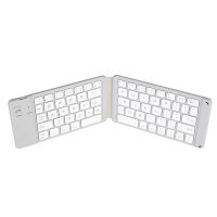 Portable Folding Bluetooth-compatible MINI Folding Keyboard Wireless Touchpad keyboard Suitable IOSAndroidWindows ipad Tablet