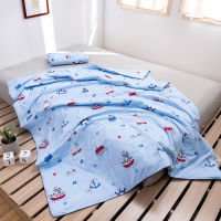 Cotton Children Cartoon Cool Quilt Kindergarten Pure Cotton Thin Quilt Summer Breathable Air Conditioning Quilt Baby Bedding