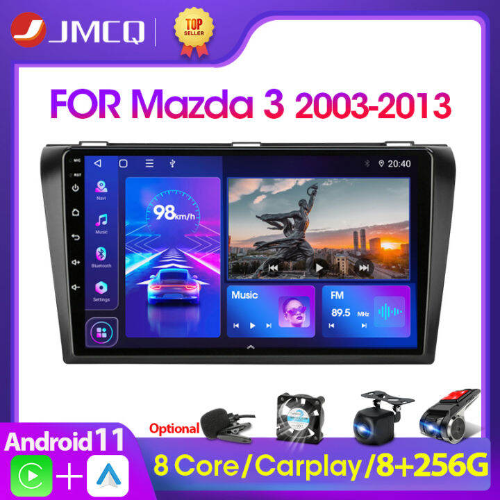 JMCQ Android 11 DSP Car Radio Multimidia Video Player Navigation GPS