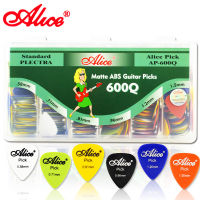 600PcsLot ALICE AP-600Q Grind Arenaceous ABS Guitar Pick Bass Pick Thickness&amp;Colors With Plastic Box