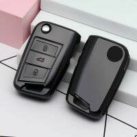 【Wrist watch】 Hot TPu Car Cover Fob for 7 Mk7 Skoda Octavia A7 SEAT 3 Car-styling ！