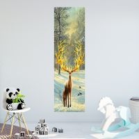 【CW】۩  Europe Elk Tapestry Wall Hanging Large Fabric Blanket Beach