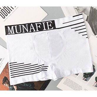 miinshop-เสื้อผู้ชาย-เสื้อผ้าผู้ชายเท่ๆ-new-boxer-บ๊อกเซอร์-munafie-กางเกงในชายขาสั้น-แท้100-มีซองทุกตัว-เสื้อผู้ชายสไตร์เกาหลี