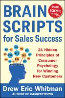 หนังสืออังกฤษใหม่ BrainScripts for Sales Success: 21 Hidden Principles of Consumer Psychology for Winning New Customers [Paperback]