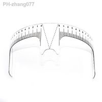 10 pcs Eyebrow Grooming Stencil Shaper Ruler Measure Tool Makeup Reusable Eyebrow Ruler Tool Measures