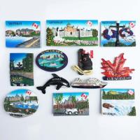 卍❐✓ Fridge Magnets Canadian Bear Maple Leaf Victoria City 3d Resin Cute MagnetsWorld Travel Fridge M agnet Canada Country Souvenir