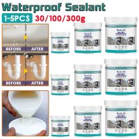 【CW】▩✤❦  1-5pcs Sealant Agent 30/100/300g Bonding Adhesive Toilet Anti-Leak Glue Invisible Repair