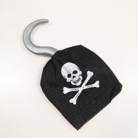 Halloween Pirate (Gift Eye Mask) Children Cosplay Dress Up Hook Safe Weapon Toys Boys