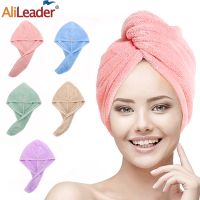 Quick-dry Hair Towel Women Hair Drying Hat Cap Hat Bath Hat Microfiber Solid Towel Cap Super Absorption Turban Hair Dry Cap Towels