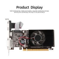 GT610 Graphics Card DDR3 True 2GB 810MHZ Computer Video Card PCI-E 16X -Compatible+VGA+DVI Low Noise for Desktop PC