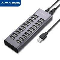 Acasis USB2.0 Hub HUB 20-Port Hub พร้อม Power EXTENSION HUB การชาร์จโทรศัพท์มือถือพร้อมการส่งข้อมูล