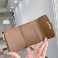 simple solid short wallet women genuine leather cowhide material black wine red brown white colors money purse for girl