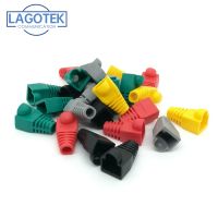 100pcs/lot rj45 caps cat5 cat5e cat6 network boots ethernet cable connector rj 45 sheath cat 6 protective sleeve multicolour 6mm Cables